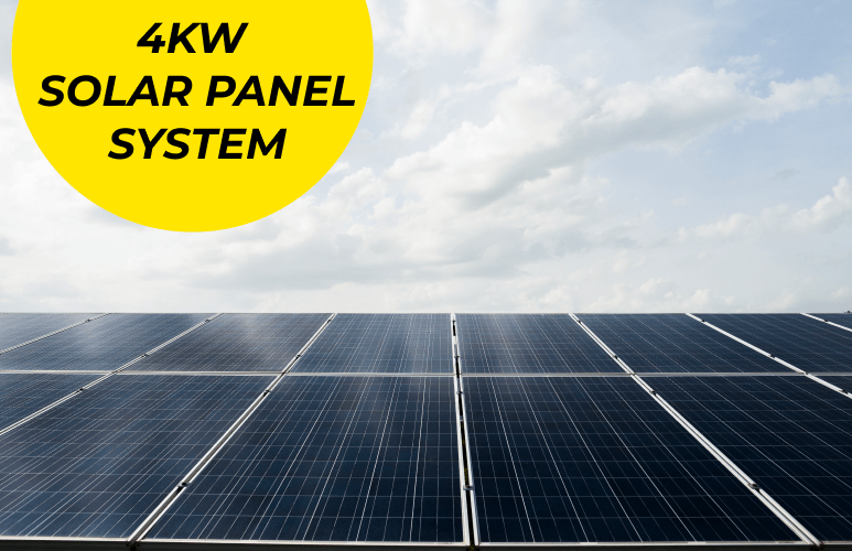 4kW solar panel system
