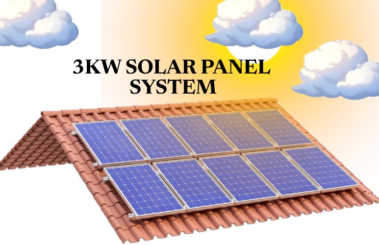 3kW solar panel system